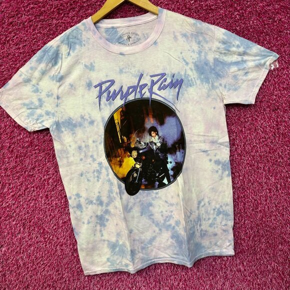 Prince and the Revolution Purple Rain Soul Rock Tie Dye XL - Picture 3 of 5